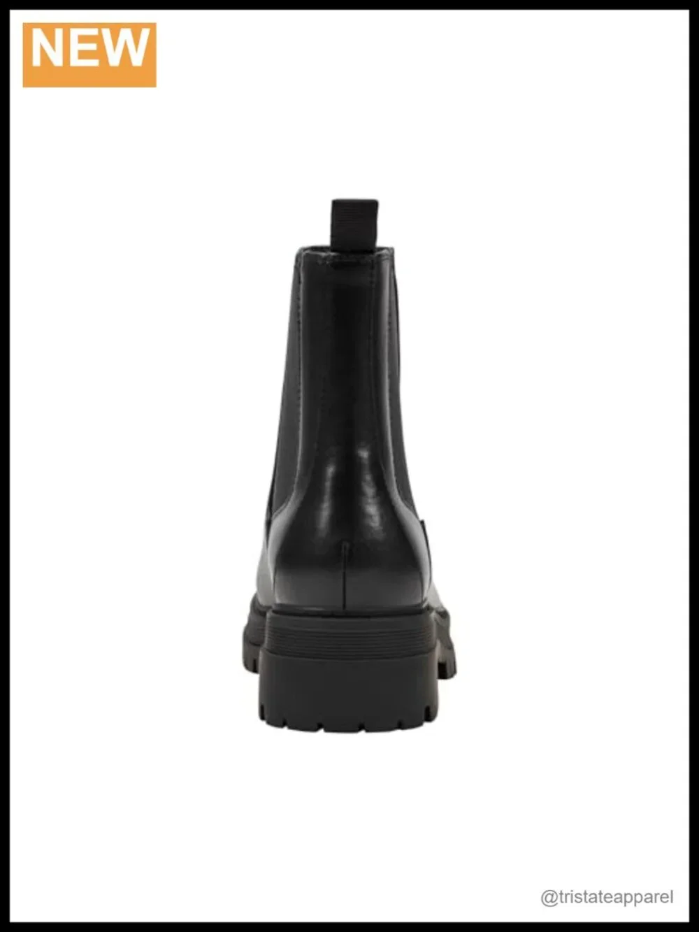 Marc Fisher Women's Ankle Booties Faux Leather Pull-On Lug Sole